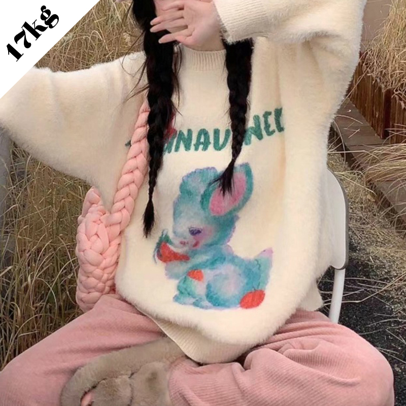 【SHOPLIST限定】もこもことした可愛らしいウサギのセーター 
