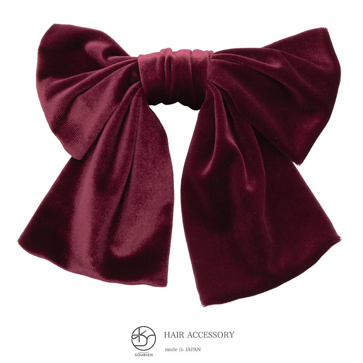 髪飾り 赤紫 ワインレッド 品番 Sbew Soubien ソウビエン のレディースファッション通販 Shoplist ショップリスト