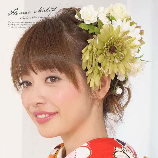 髪飾り 緑 白 品番 Sbew Soubien ソウビエン のレディースファッション通販 Shoplist ショップリスト