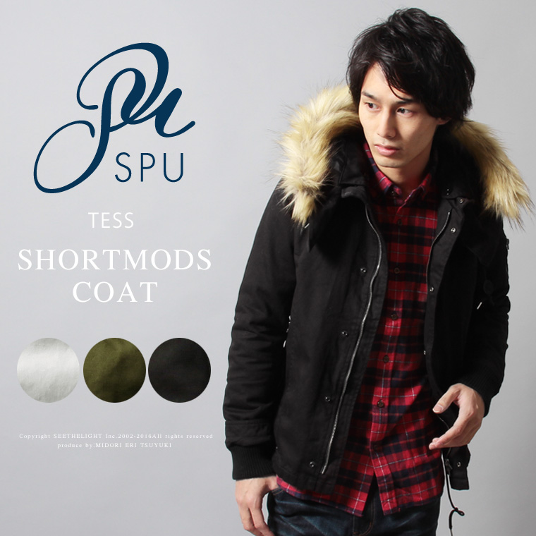 アイテム】ショートモッズコート 【ブランド】TESS（テス）[品番：UT000009367]｜SPUTNICKS（スプートニクス）のメンズファッション通販｜SHOPLIST（ショップリスト）