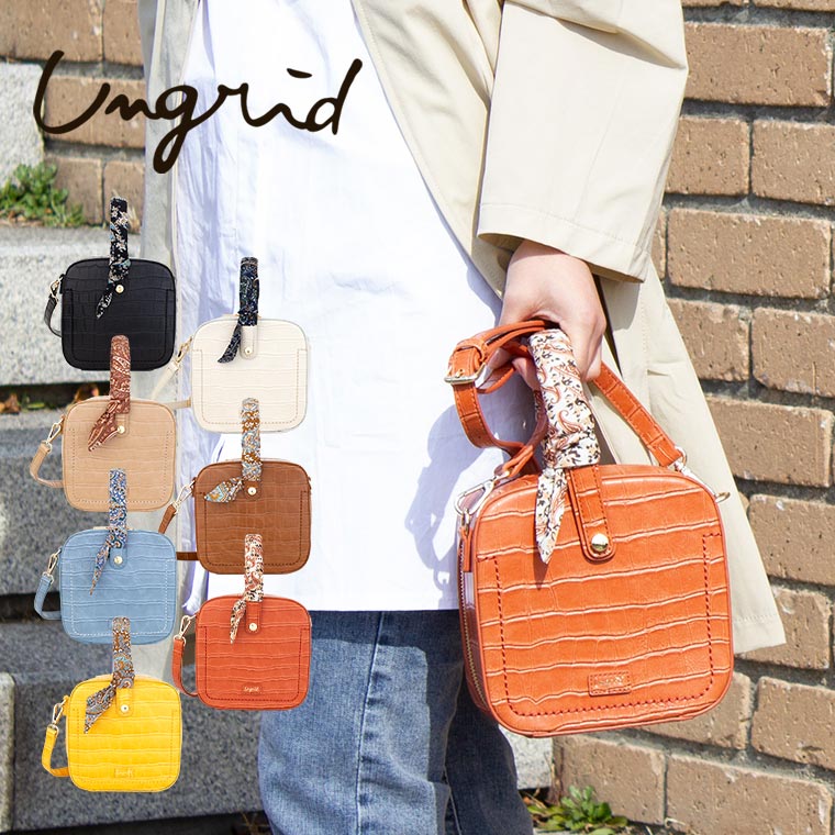 Ungrid アングリッドスカーフ付クロコ風型押しスクエアバッグ Ung 品番 Stcw Style Code スタイルコード のレディースファッション通販 Shoplist ショップリスト Ungrid アングリッドスカーフ付クロコ風型押しスクエアバッグ Ung 品番 Stcw Style Code スタイルコード のレディースファッション通販 Shoplist ショップリスト