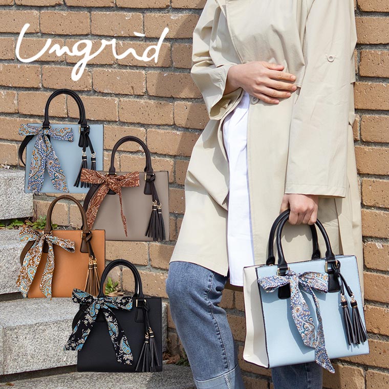 口コミ レビュー Ungrid アングリッドスカーフ付カラーコンビアオリスクエアバッグ Ung 5 Style Code スタイルコード レディースファッション通販shoplist ショップリスト