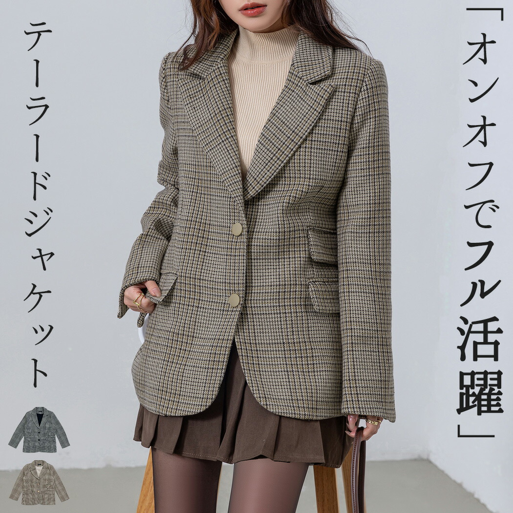 テーラードジャケット レディース  長袖[品番：TY000008795]｜teddyshop（テディーショップ）のレディースファッション通販｜SHOPLIST（ショップリスト）