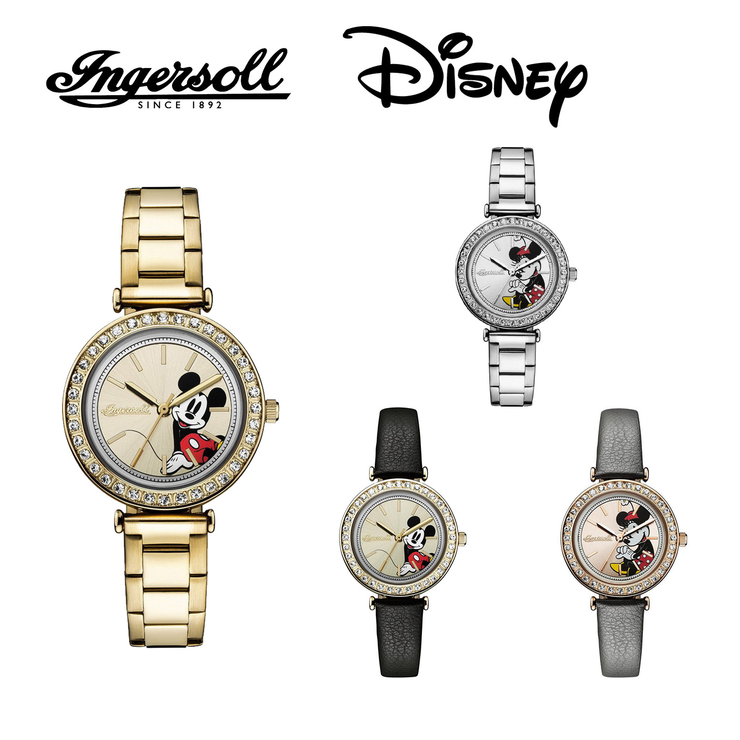 INGERSOLL(インガソール) 腕時計 Disney(ディズニー) 3針[品番：INTA0000126]｜time  piece（タイムピースウーマン）のレディースファッション通販｜SHOPLIST（ショップリスト）