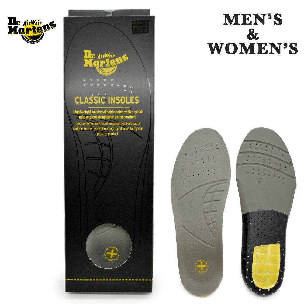 爆買い！】 CUSHION INSOLE AIRWAIR ドクターマーチン クッションインソール AD064001 BLACK  tronadores.com