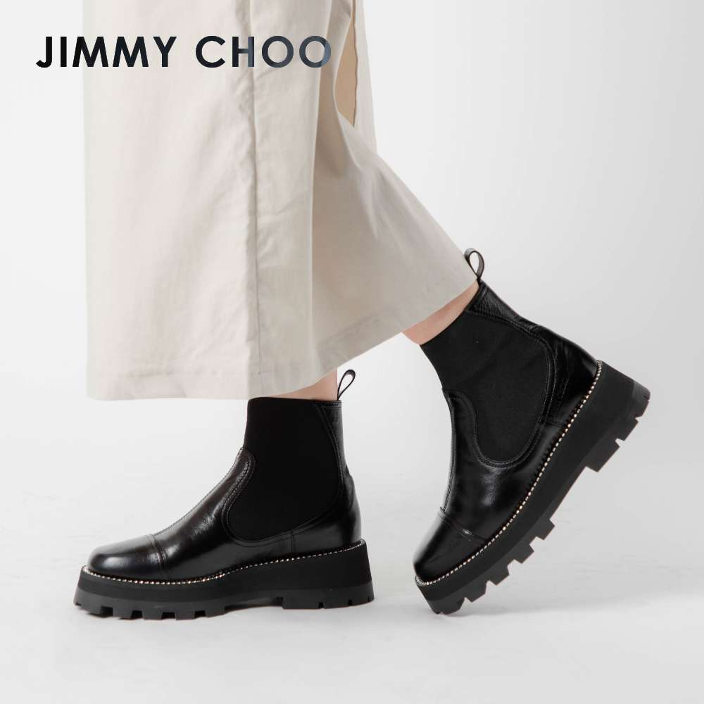 ジミーチュウ(JIMMY CHOO) ショートブーツ 22.5cm - 靴