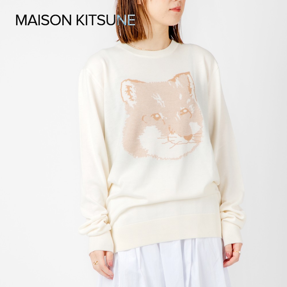 オフホワイト】メゾンキツネ MAISON KITSUNE[品番：TRDW0000978]｜U