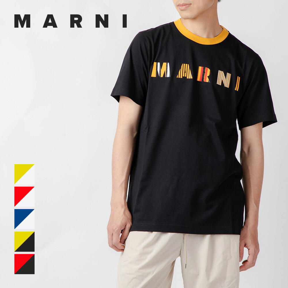 MARNI　マルニ　シンプルロゴ　Tシャツ ブラック Sサイズ 男女兼用