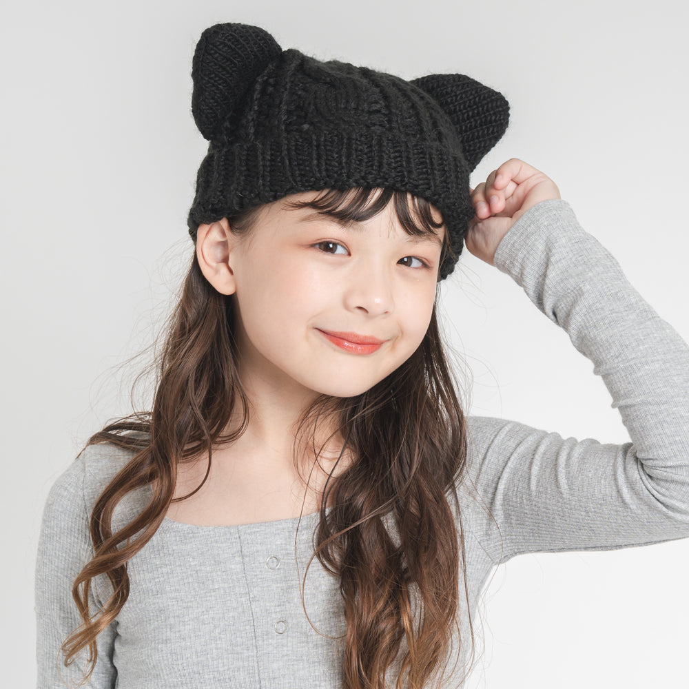 猫耳ニットキャップ[品番：VINK0001939]｜URBAN  CHERRY（アーバンチェリー）のキッズファッション通販｜SHOPLIST（ショップリスト）