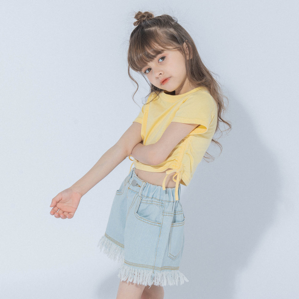 サイドレースアップクロップドTシャツ[品番：VINK0002598]｜URBAN  CHERRY（アーバンチェリー）のキッズファッション通販｜SHOPLIST（ショップリスト）