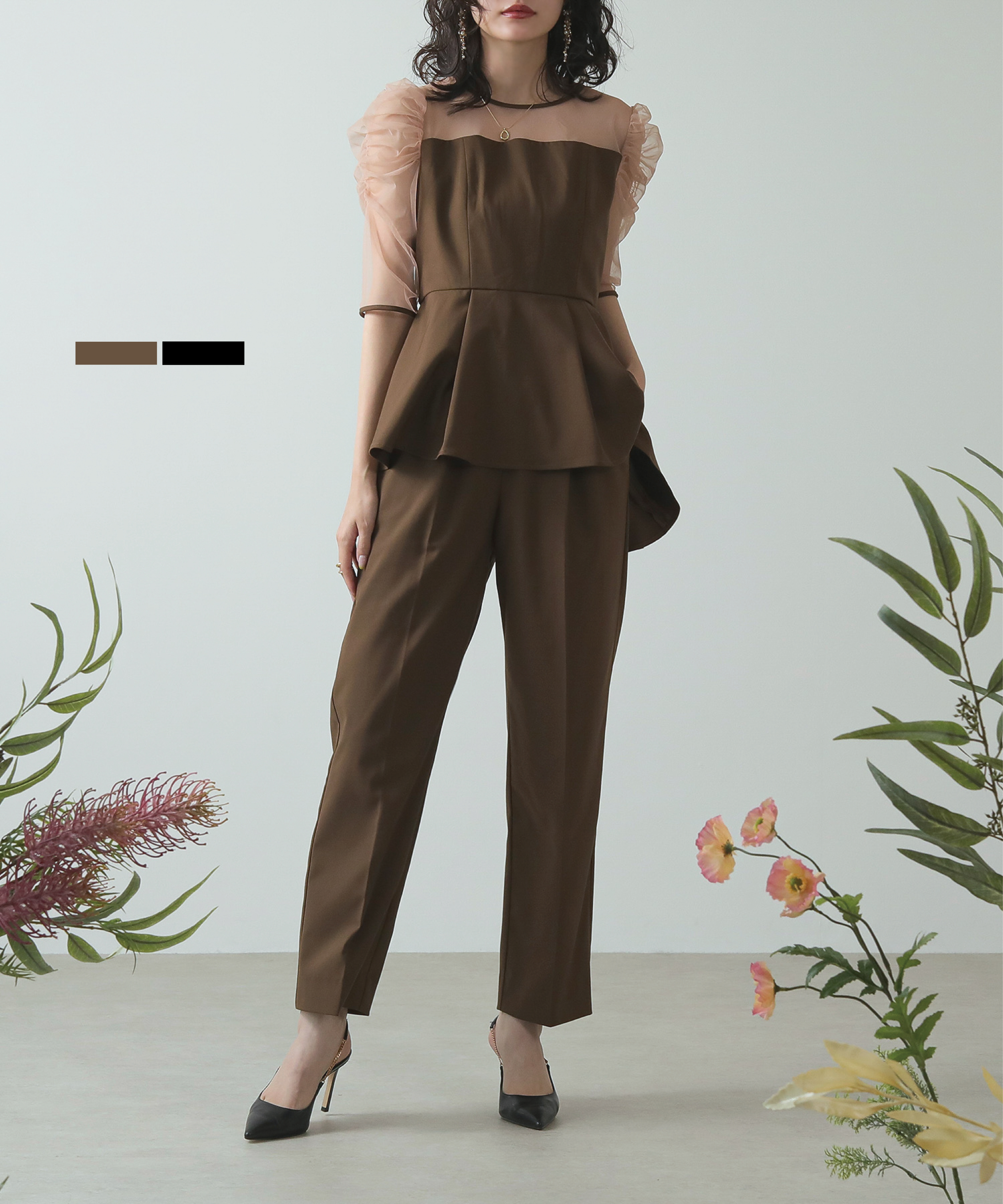 パーティードレス 結婚式 パンツドレス[品番：BECW0010285]｜kana（カナ）のレディースファッション通販｜SHOPLIST（ショップリスト）
