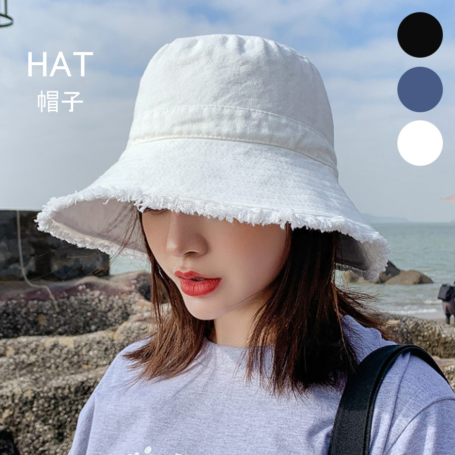 安い 韓国 バケットハット 人気 海 バケハ ホワイト 登山 キャンプ 帽子