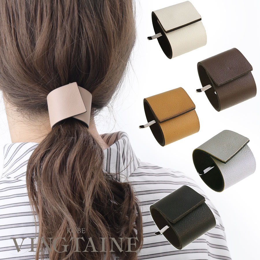 マグネット式フェイクレザーヘアカフ 巻くだけ  巻き[品番：VTNA0004039]｜神戸ヴァンテーヌ（コウベヴァンテーヌ）のレディースファッション通販｜SHOPLIST（ショップリスト）