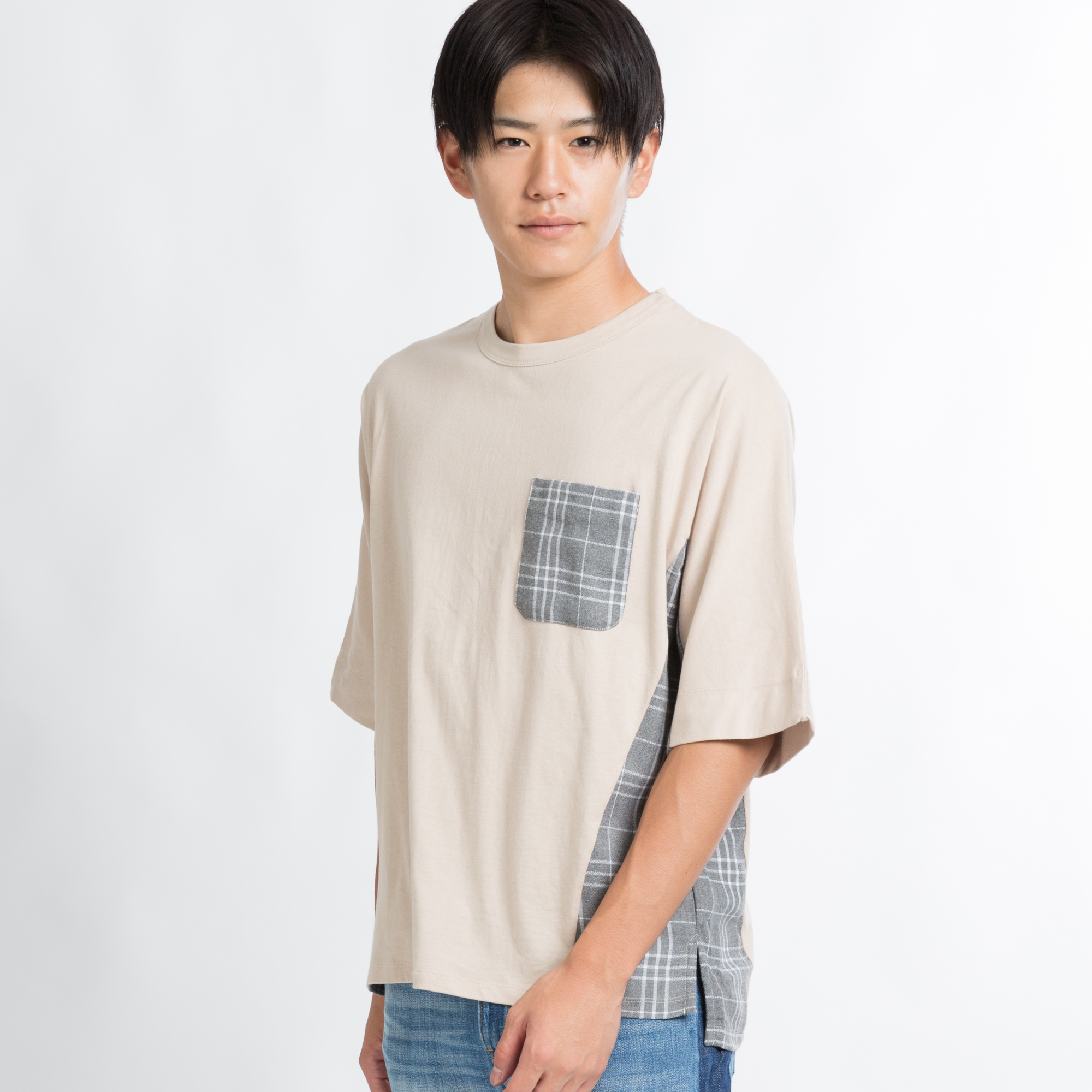 ポケット切替ドルマンTシャツ[品番：WG010021170]｜WEGO【MEN