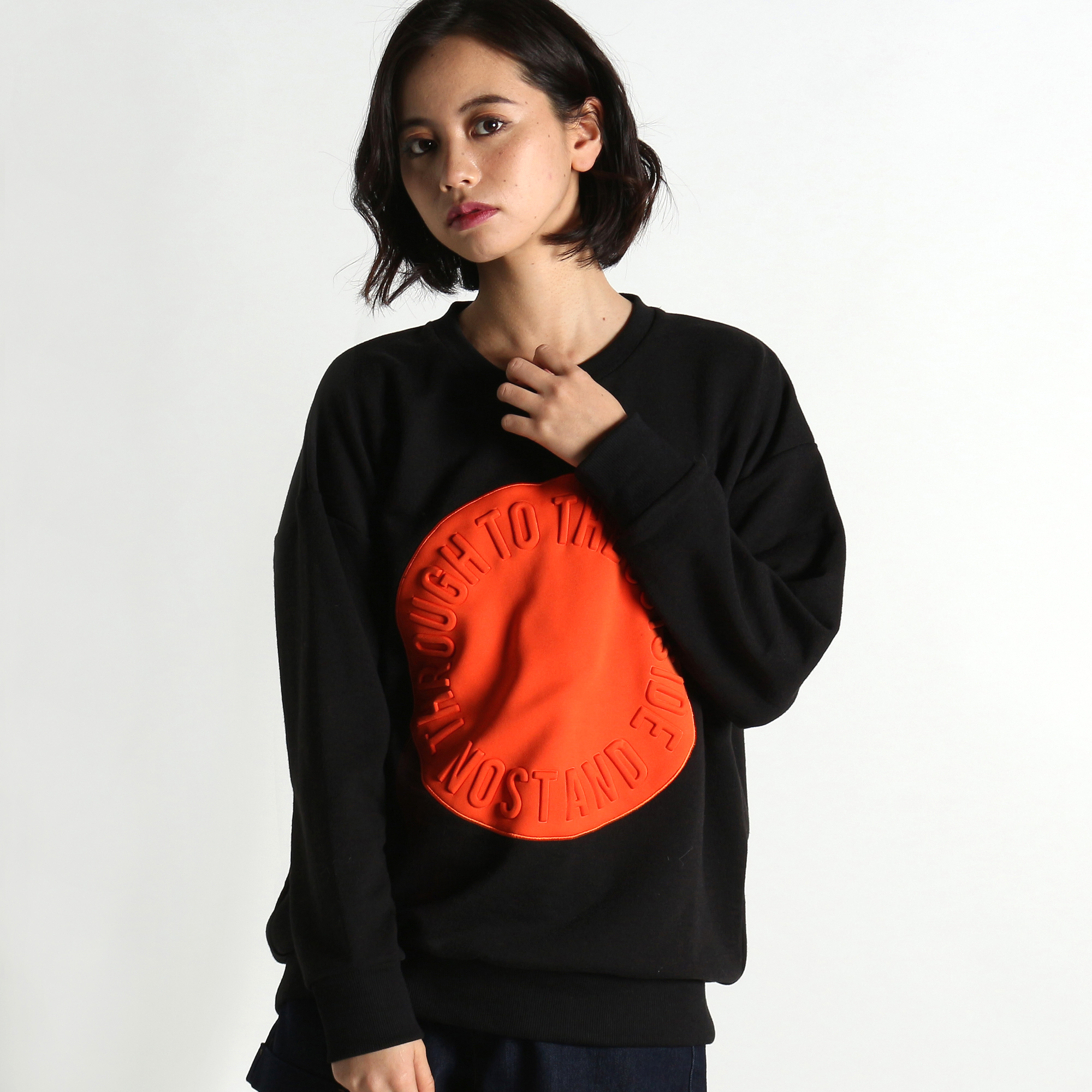 エンボスロゴスウェット[品番：WG010003115]｜WEGO【WOMEN】（ウィゴー