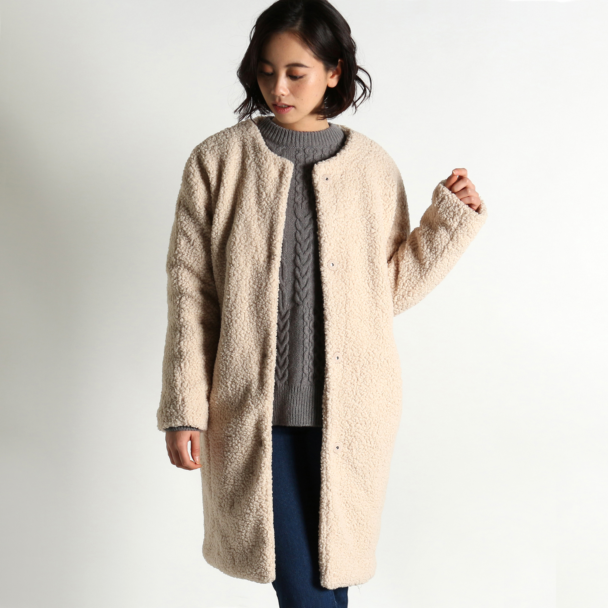 ボアコート[品番：WG010002639]｜WEGO【WOMEN】（ウィゴー）のレディースファッション通販｜SHOPLIST（ショップリスト）