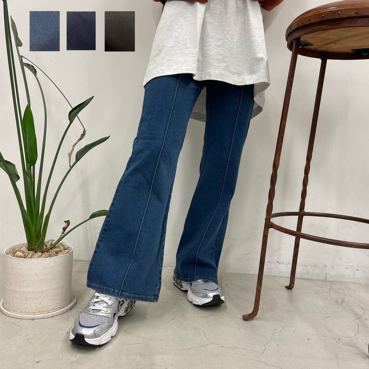 AMIE original》Flare Denim / blue www.sudouestprimeurs.fr