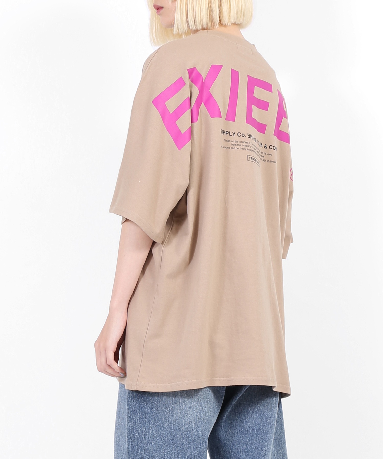 バックロゴTシャツ EXIEEE  イグジー[品番：WG010085397]｜WEGO【WOMEN】（ウィゴー）のレディースファッション通販｜SHOPLIST（ショップリスト）