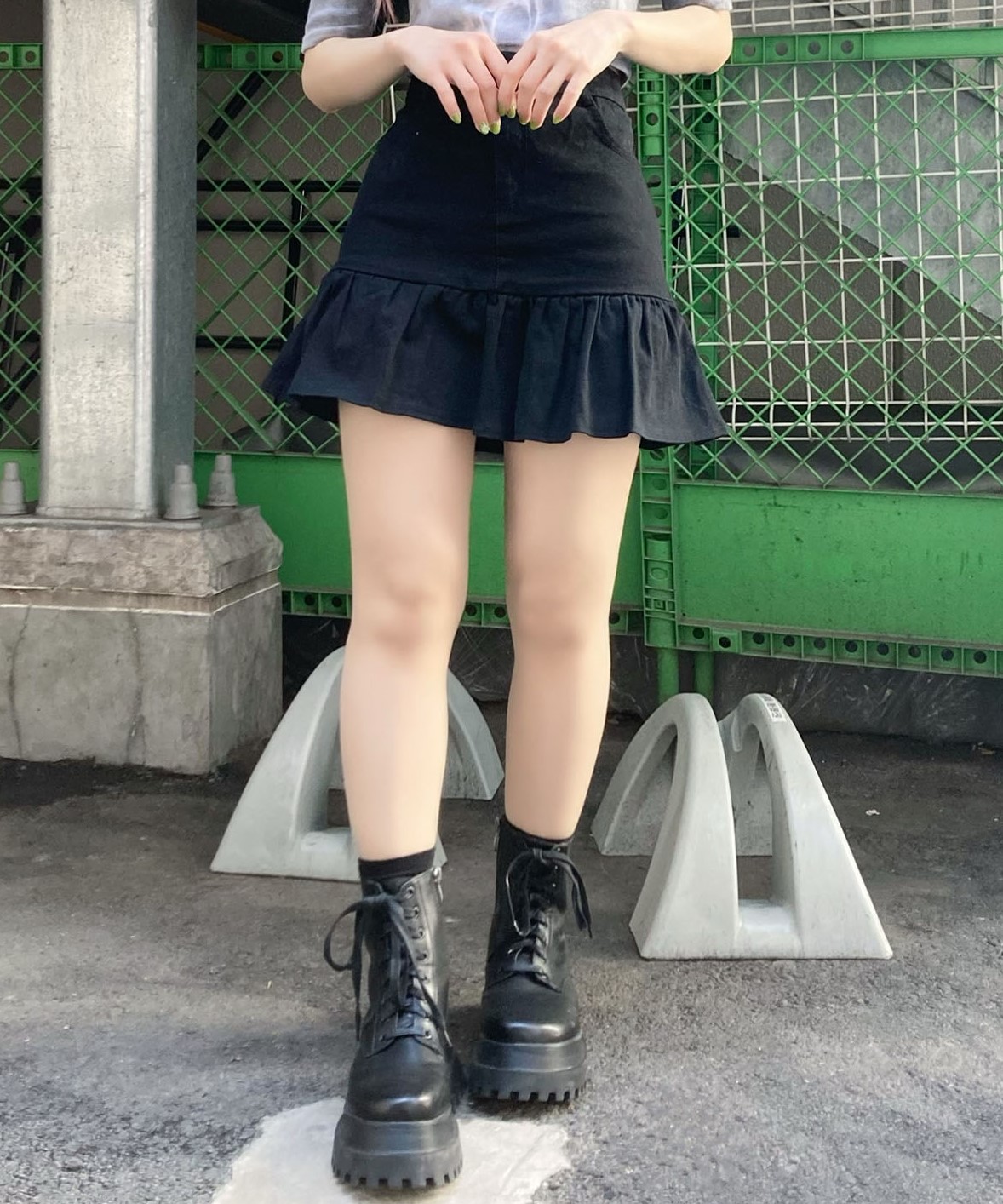 【Figments】フレアヘムミニスカート 韓国 韓国ファッション  大人[品番：WG010084834]｜WEGO【WOMEN】（ウィゴー）のレディースファッション通販｜SHOPLIST（ショップリスト）