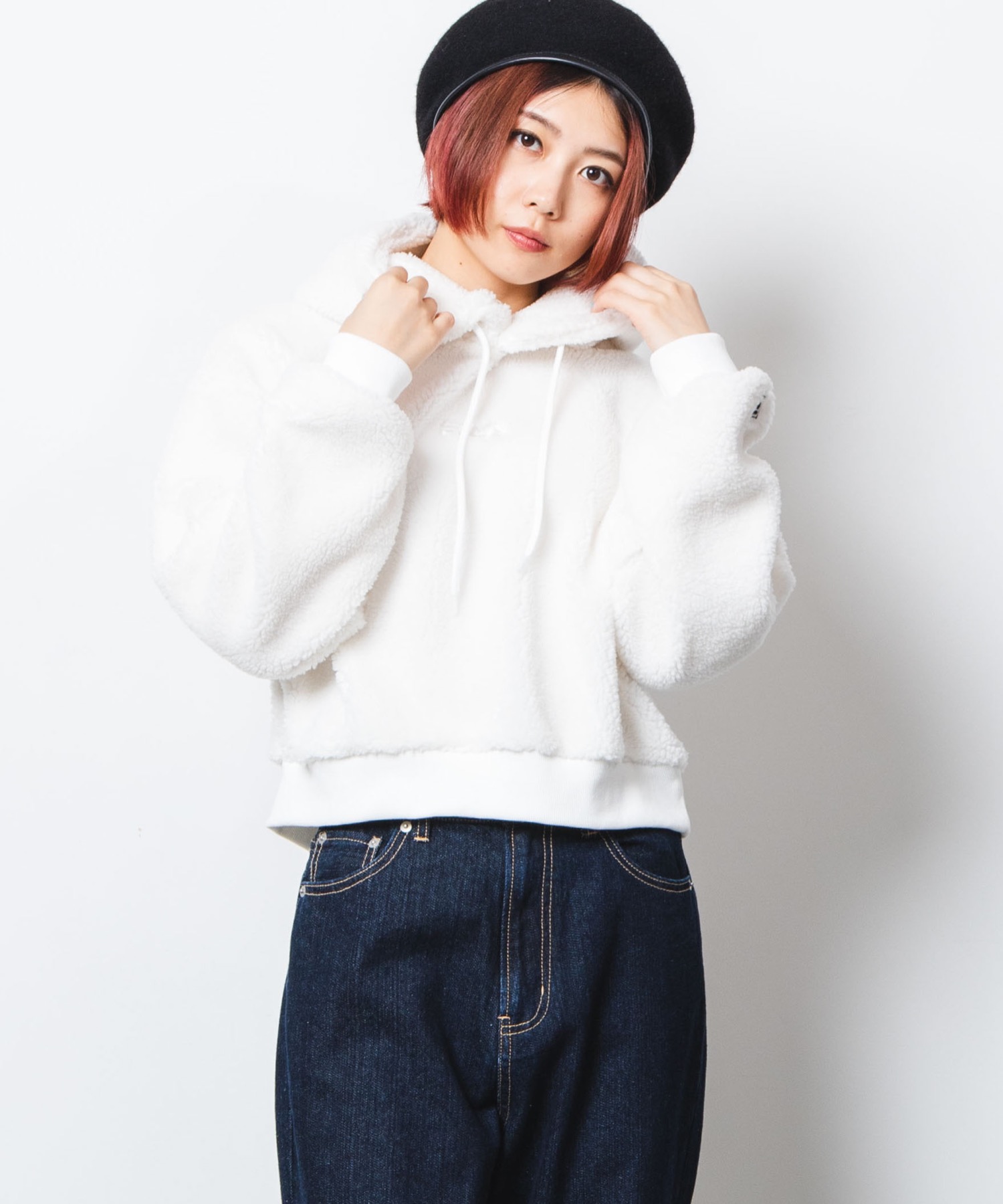 FILA別注ボアフリースプルパーカ[品番：WG010069926]｜WEGO【WOMEN