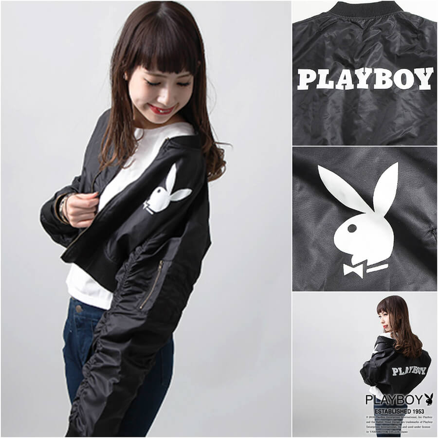 PLAYBOYコラボMA-1[品番：WG010018395]｜WEGO【WOMEN】（ウィゴー）の