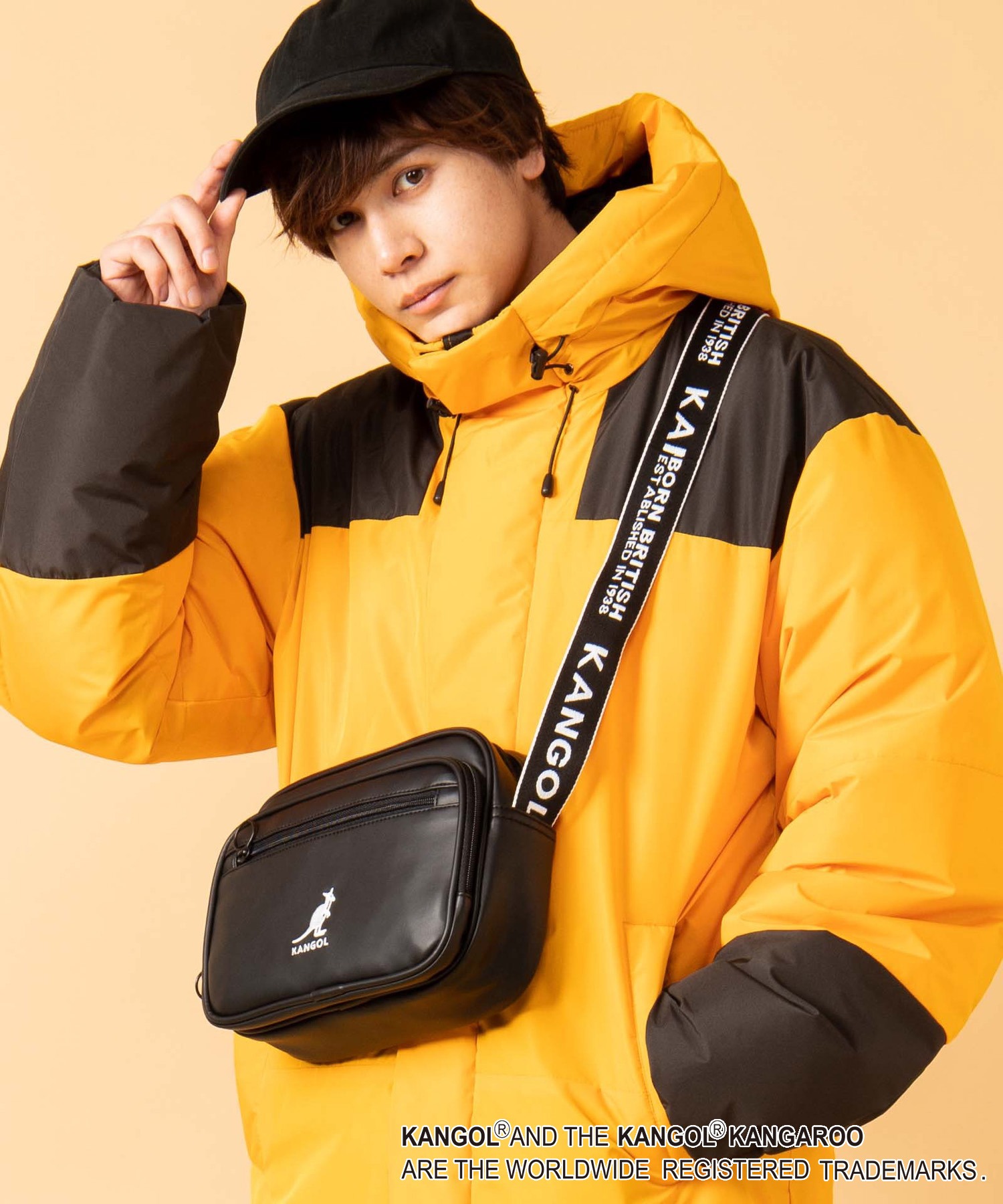 別注KANGOL ロゴテープショルダーバッグ MC20SP01-MG8141[品番