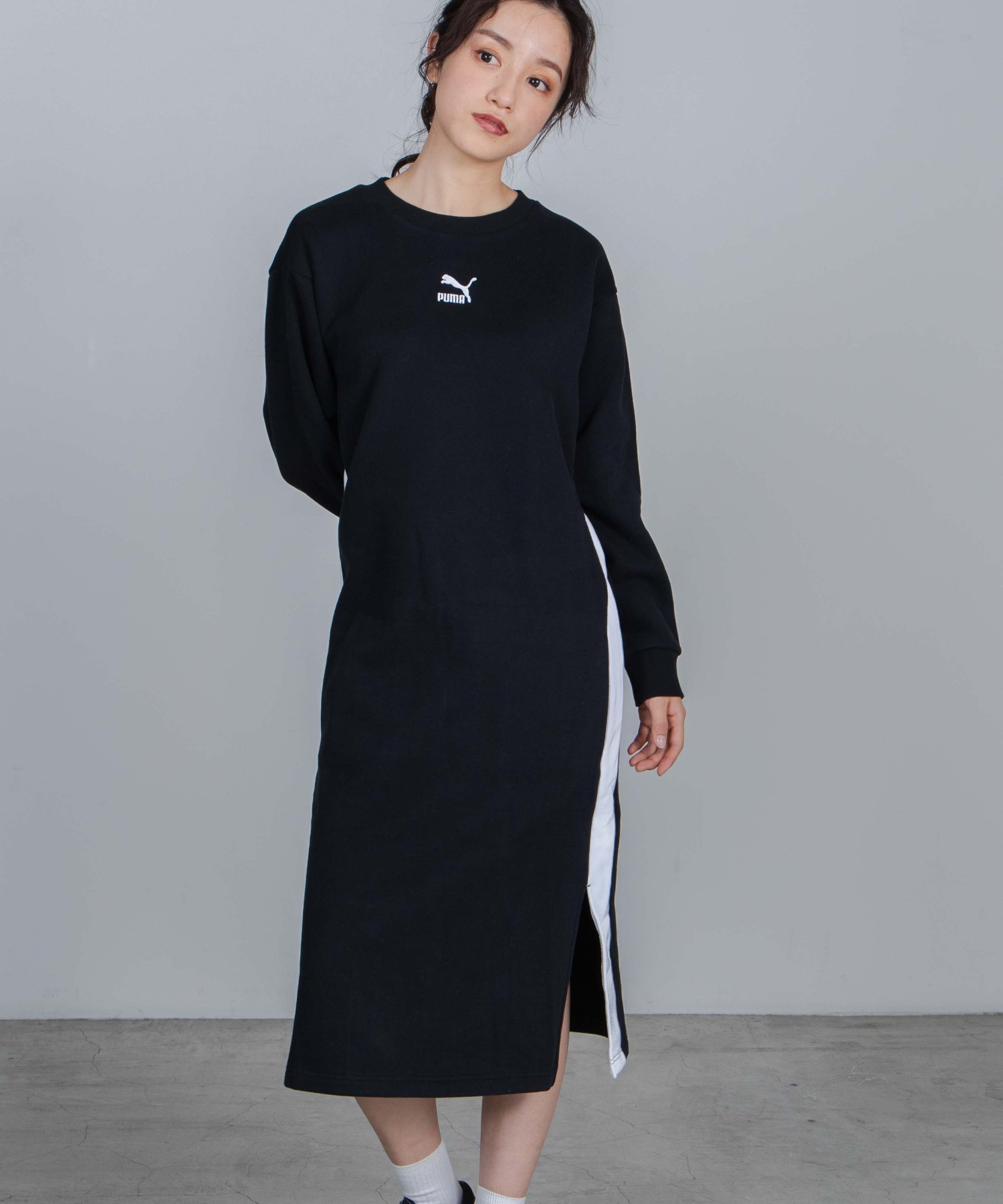 PUMAサイドラインスウエットワンピース  MC20WN10-L3004[品番：WG010077434]｜WEGO【WOMEN】（ウィゴー）のレディースファッション通販｜SHOPLIST（ショップリスト）