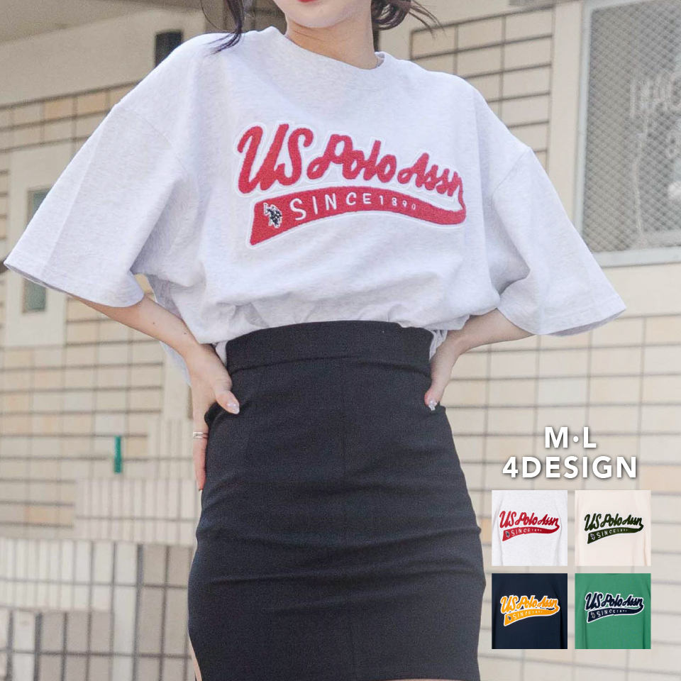 別注 USPOLO サガラロゴ刺繍BIGTシャツ[品番：WG010083760]｜WEGO