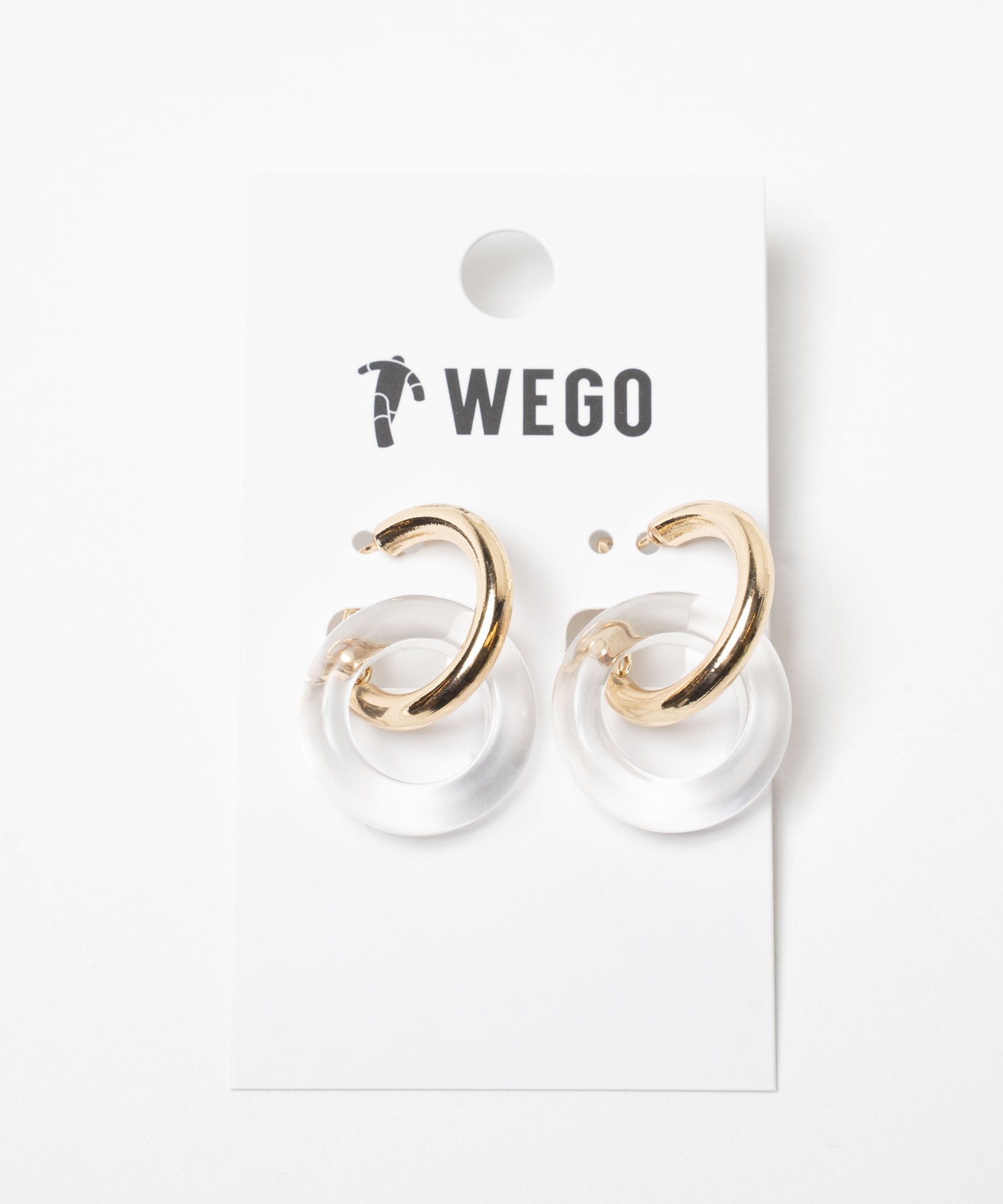 アクリルリングフープピアス  [品番：WG010079506]｜WEGO【WOMEN】（ウィゴー）のレディースファッション通販｜SHOPLIST（ショップリスト）