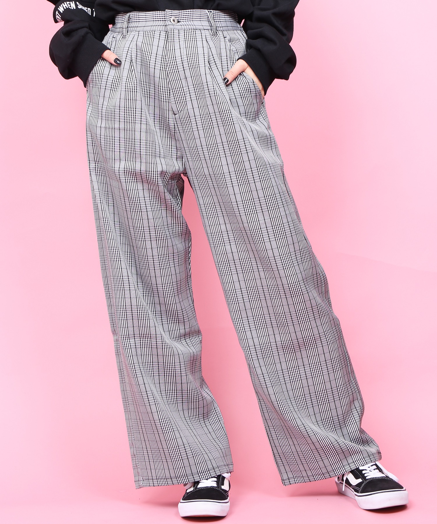 WC】グレンチェックパンツ[品番：WG010070148]｜WEGO【WOMEN