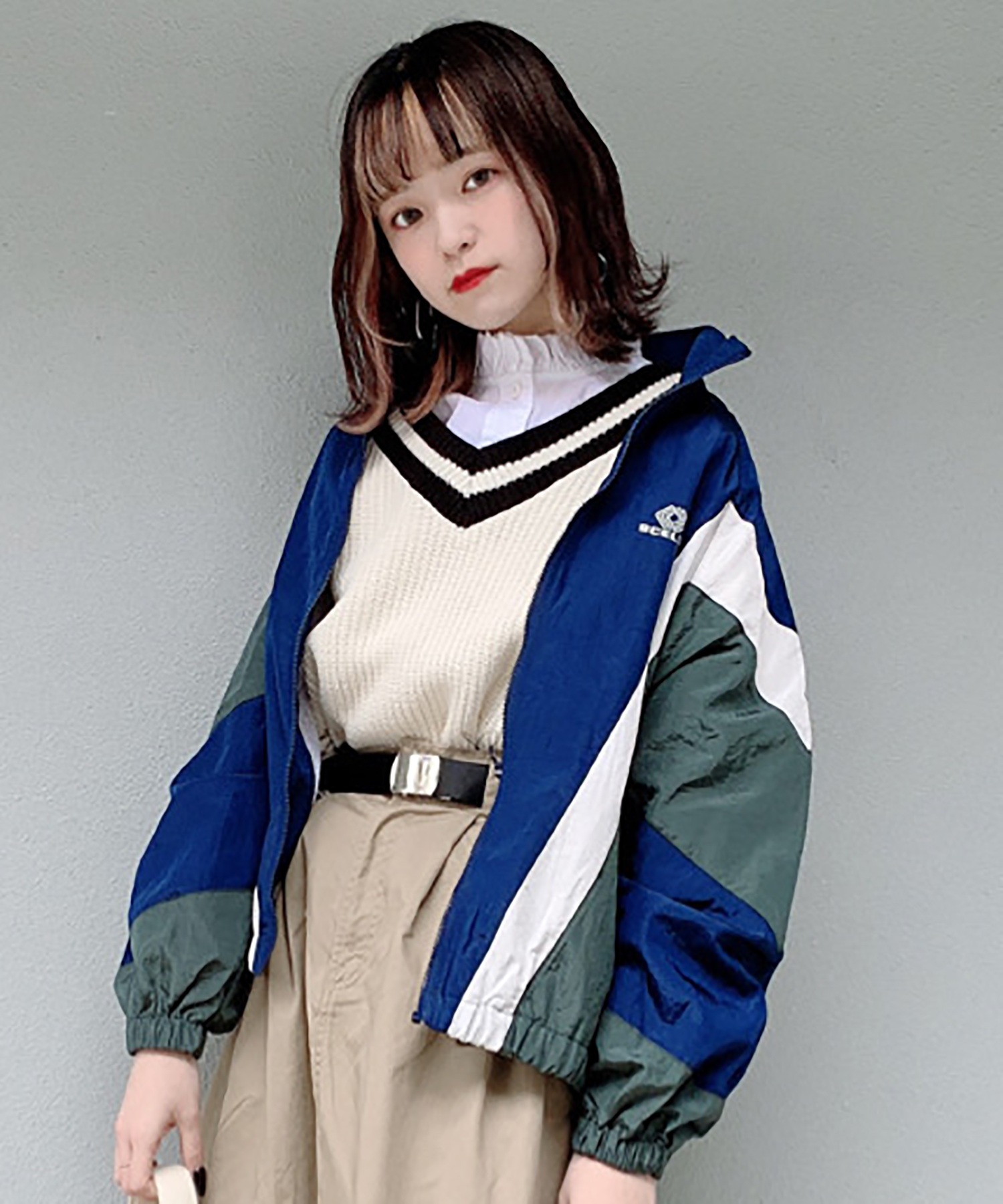 レトロカラージップブルゾン  WE20SP01-L8769[品番：WG010071952]｜WEGO【WOMEN】（ウィゴー）のレディースファッション通販｜SHOPLIST（ショップリスト）