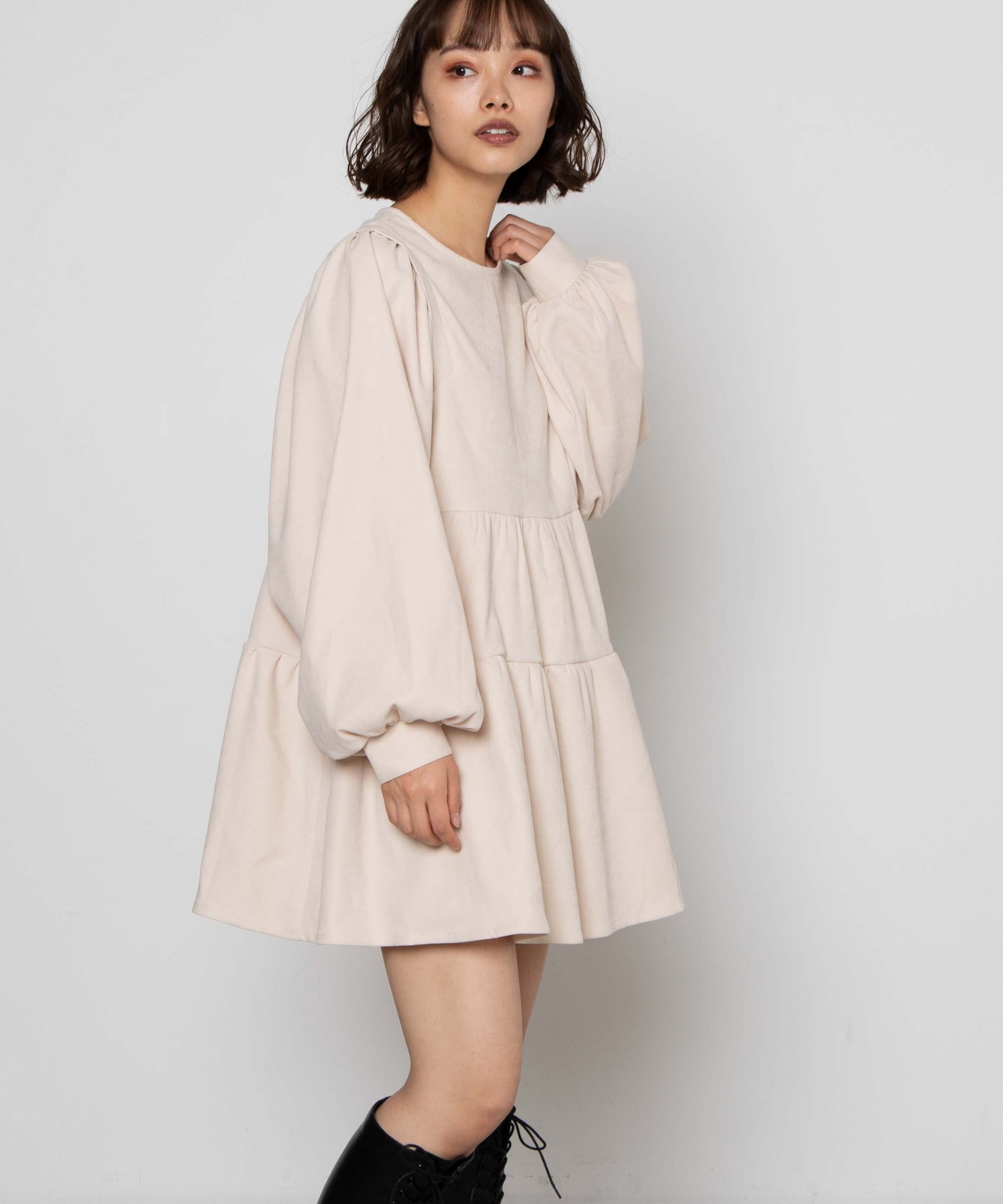 ティアードチュニックワンピース  WE20WN11-L5046[品番：WG010077361]｜WEGO【WOMEN】（ウィゴー）のレディースファッション通販｜SHOPLIST（ショップリスト）