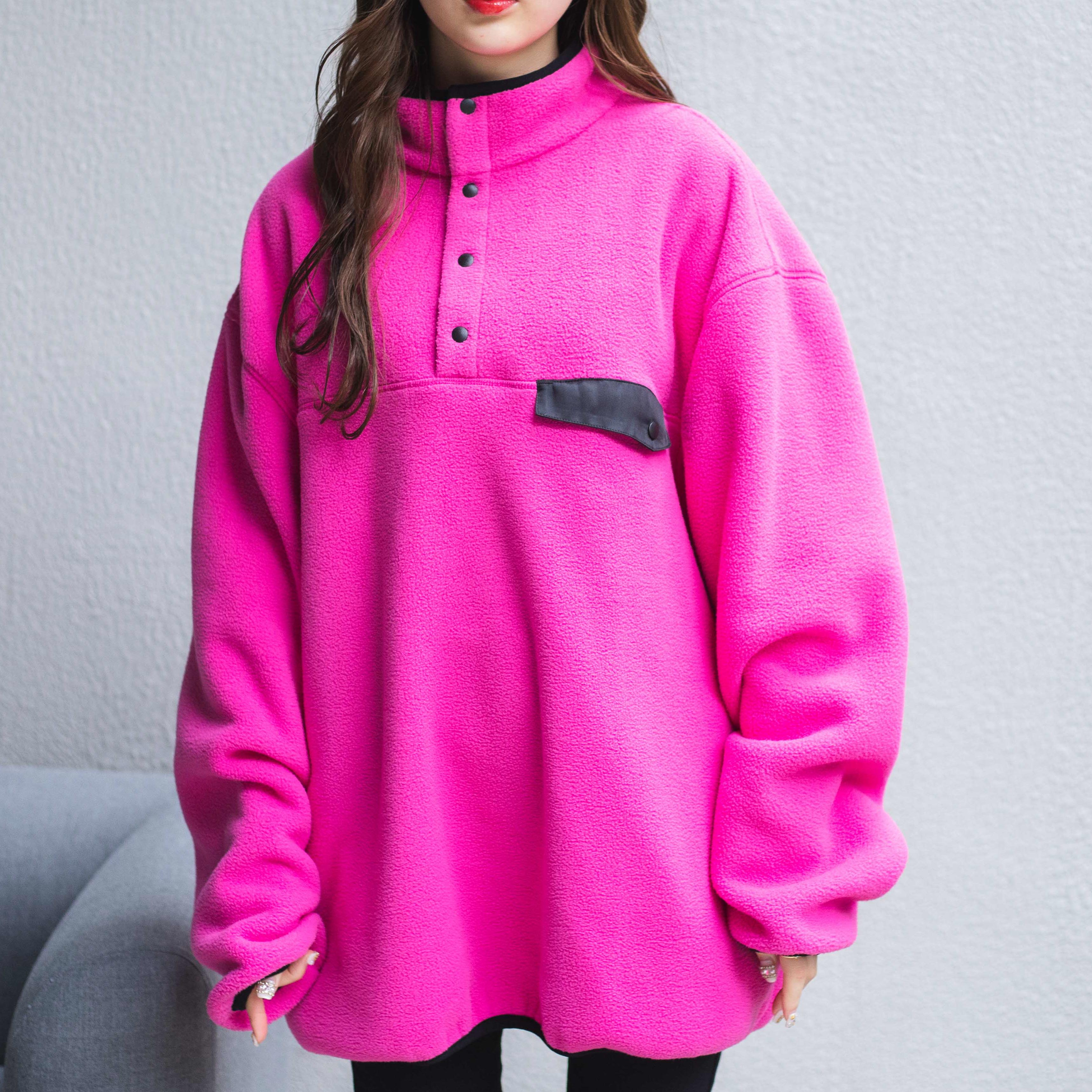 フリーススナッププルオーバー レディース  ユニセックス[品番：WG010081657]｜WEGO【WOMEN】（ウィゴー）のレディースファッション通販｜SHOPLIST（ショップリスト）