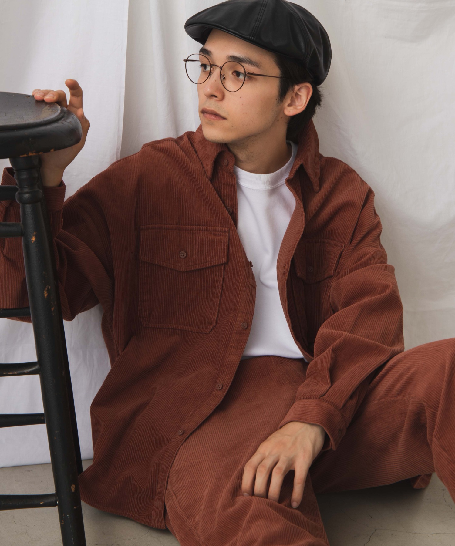 コーデュロイビックシルエットシャツ 韓国 韓国ファッション[品番：WG010081542]｜WEGO【MEN】（ウィゴー ）のメンズファッション通販｜SHOPLIST（ショップリスト）