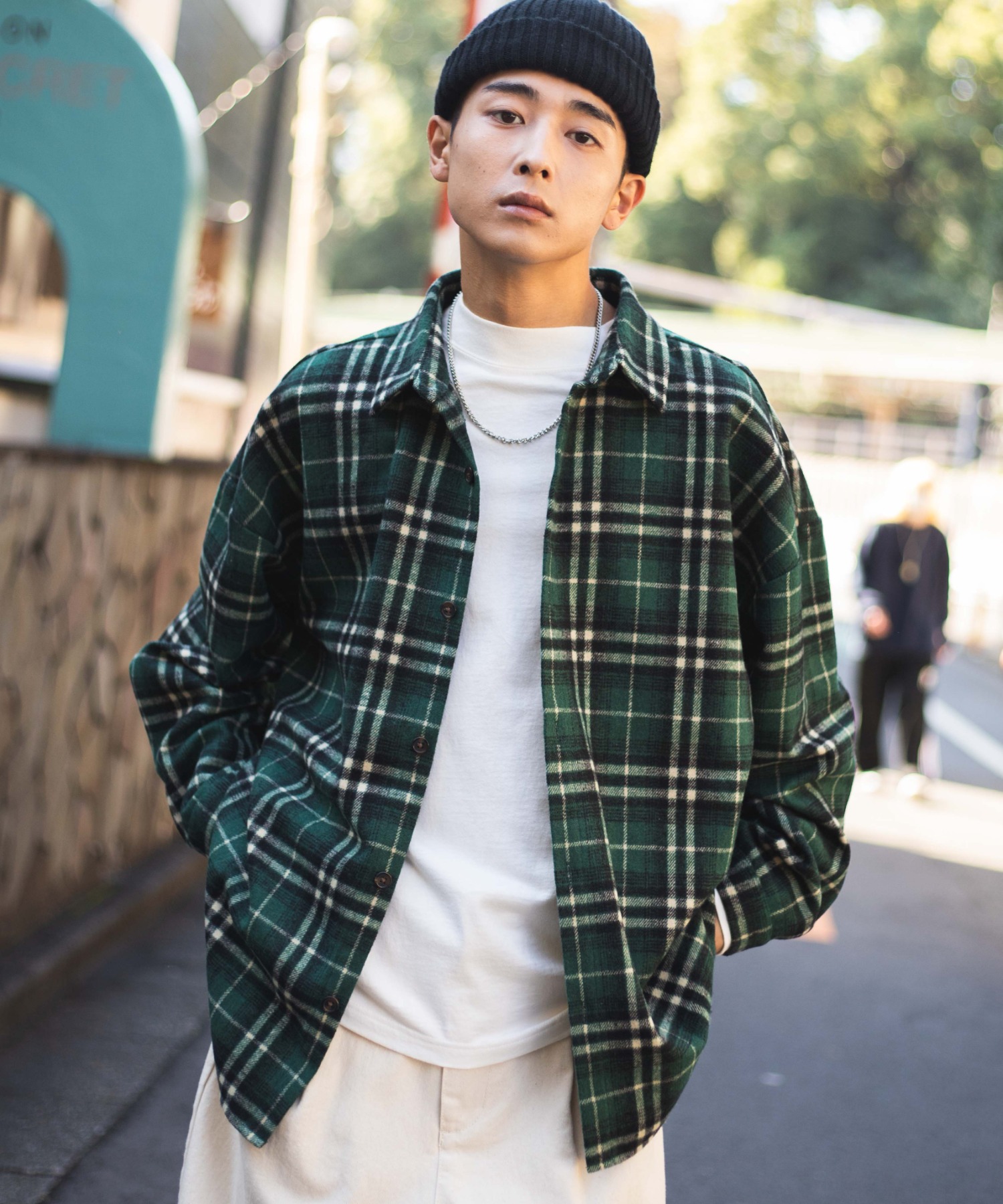 チェックCPOルーズシャツ[品番：WG010082860]｜WEGO【MEN