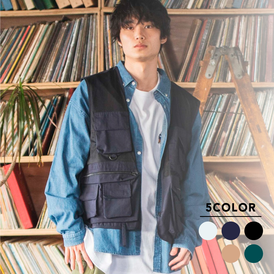 フィッシングベスト メンズ ユニセックス - WEGO【MEN】