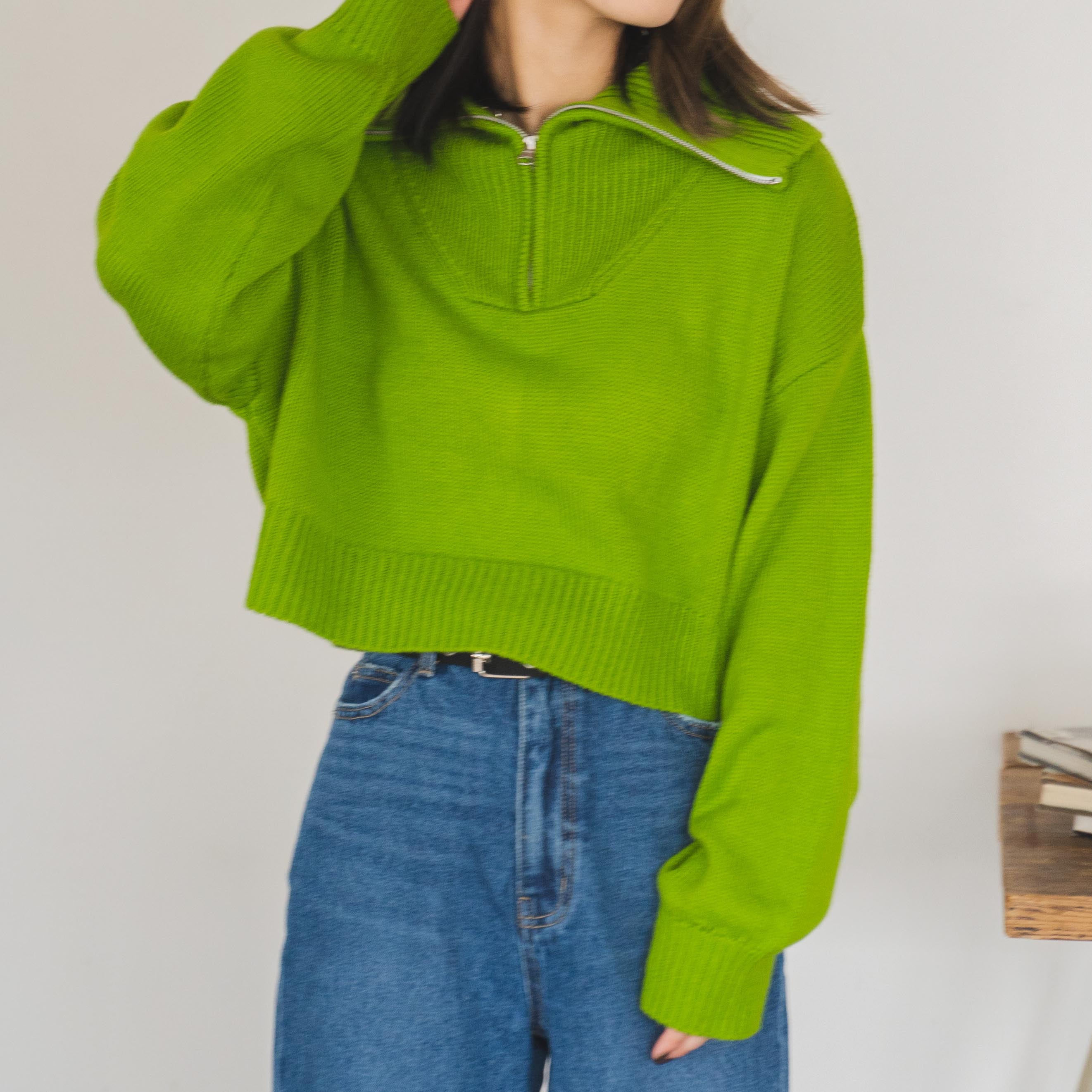ハーフzipコンパクトニット 品番 Wg Wego Women ウィゴー のレディース ファッション通販 Shoplist ショップリスト