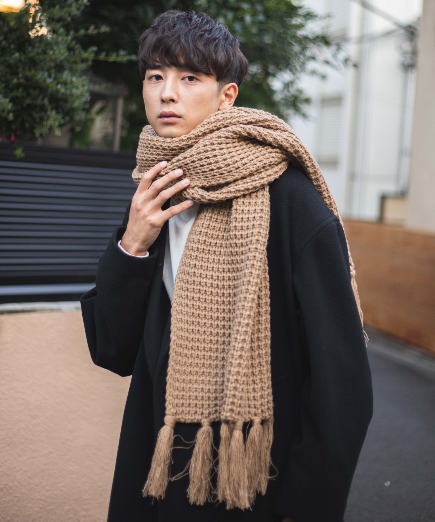 スーパーロングマフラー 韓国 韓国ファッション 秋 冬  秋冬[品番：WG010082195]｜WEGO【MEN】（ウィゴー）のメンズファッション通販｜SHOPLIST（ショップリスト）