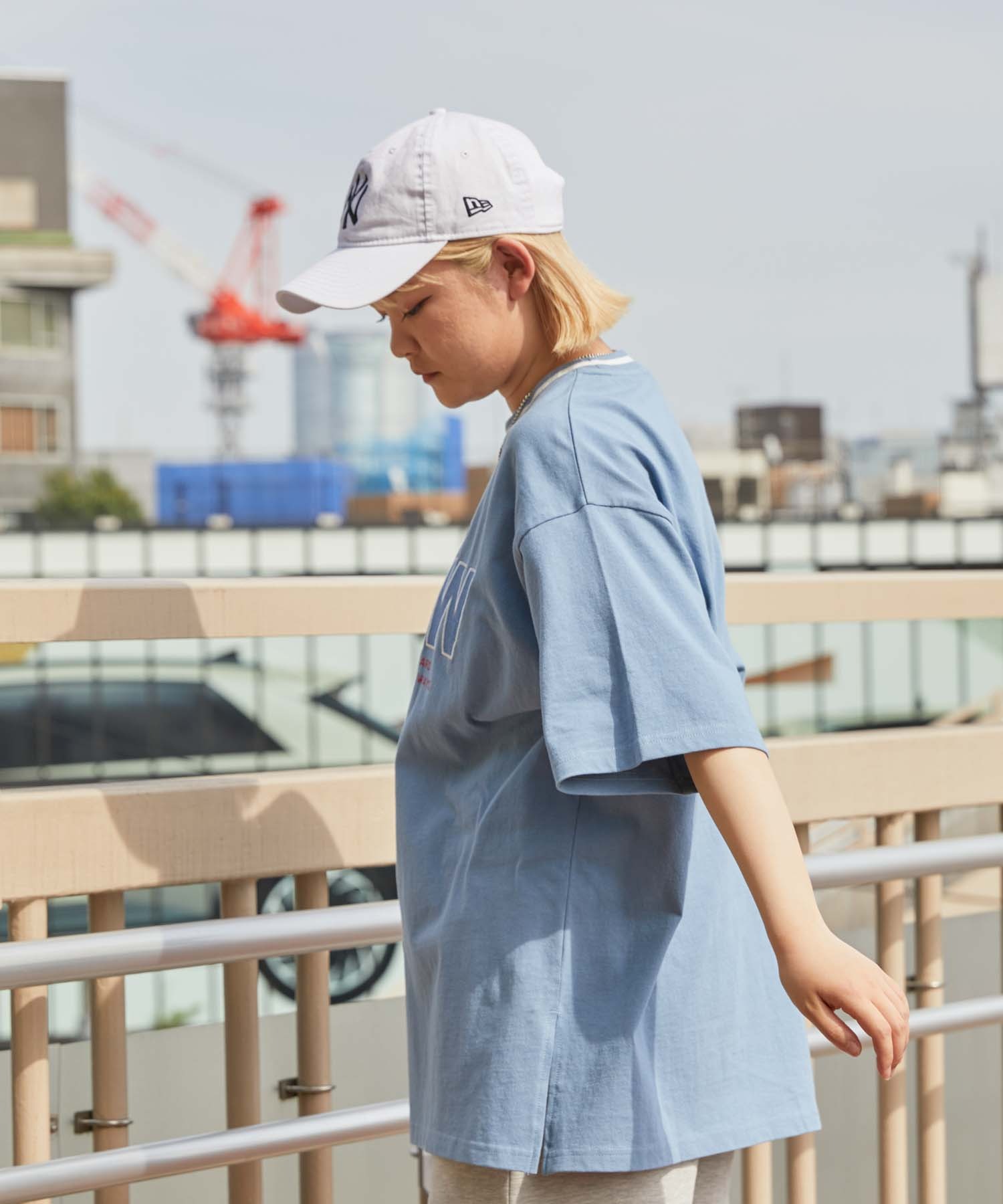 ラインリブBIGTシャツ レディース 夏[品番：WG010084187]｜WEGO【WOMEN