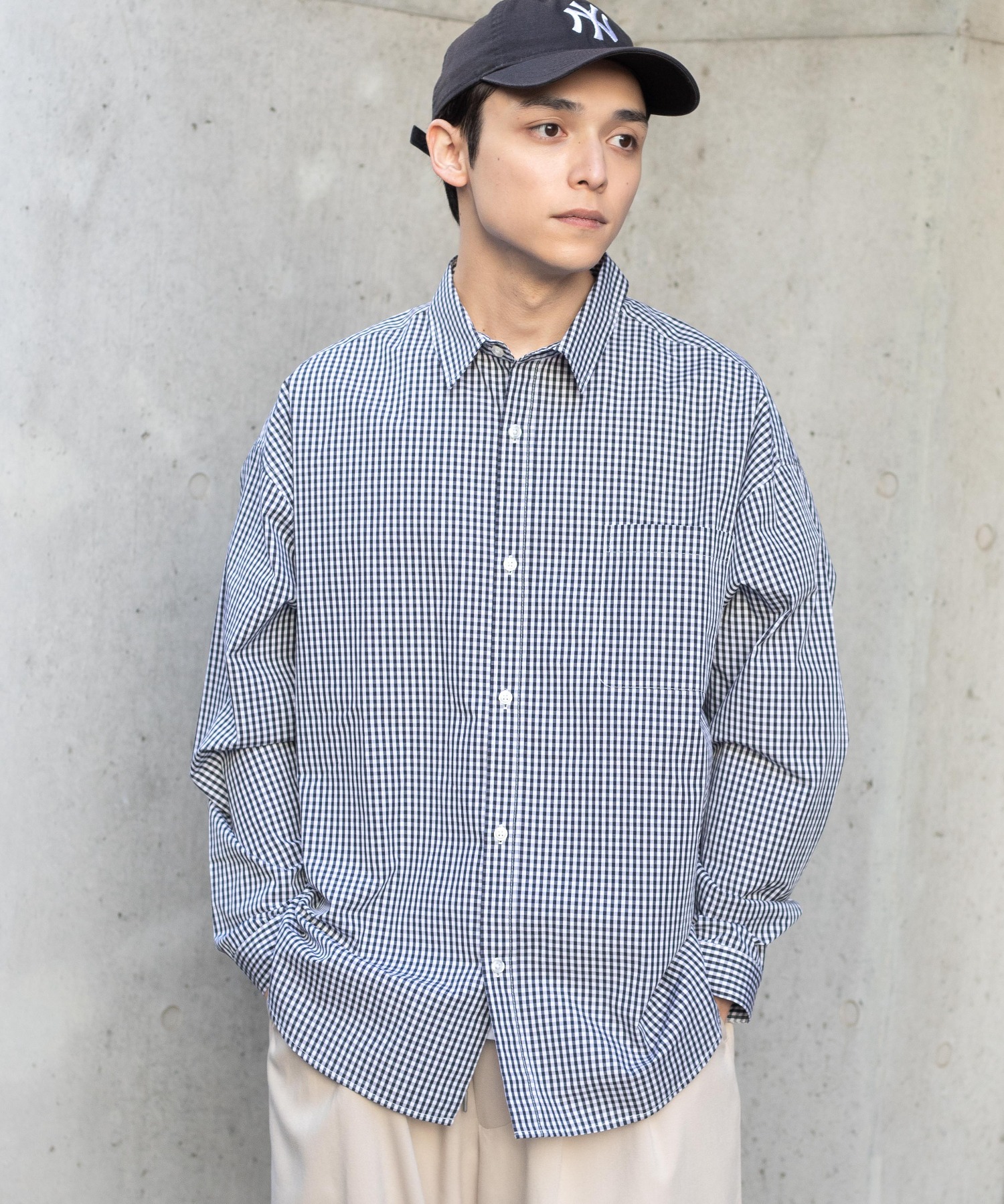 ルーズチェックシャツ[品番：WG010083547]｜WEGO【MEN】（ウィゴー）の