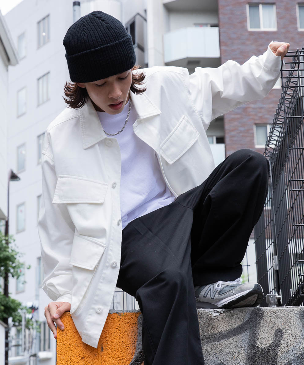 ミリタリーシャツジャケット 韓国 韓国ファッション  ストリート系[品番：WG010083735]｜WEGO【MEN】（ウィゴー）のメンズファッション通販｜SHOPLIST（ショップリスト）