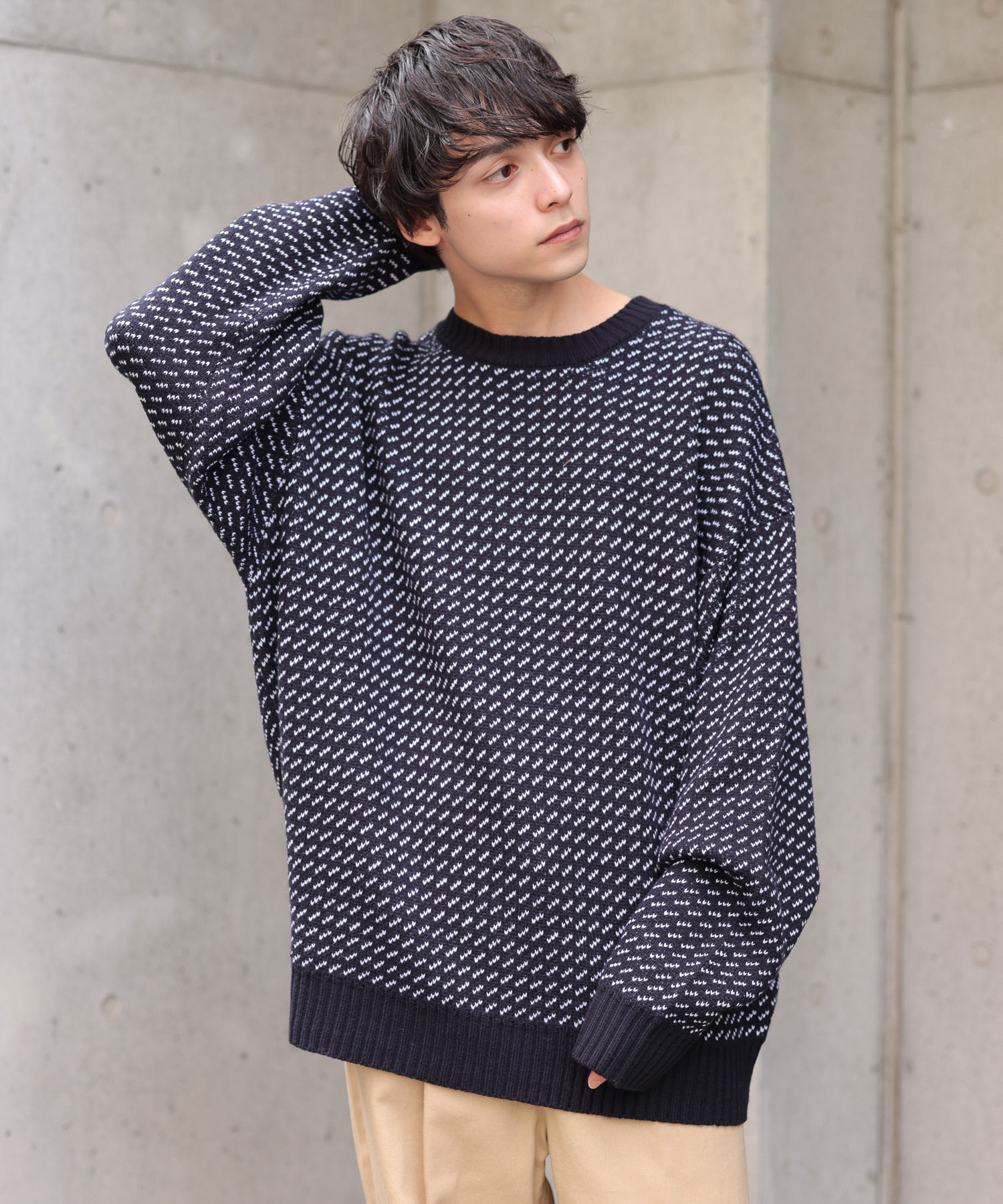 バーズアイBIGプルオーバー 秋 冬[品番：WG010085911]｜WEGO【MEN