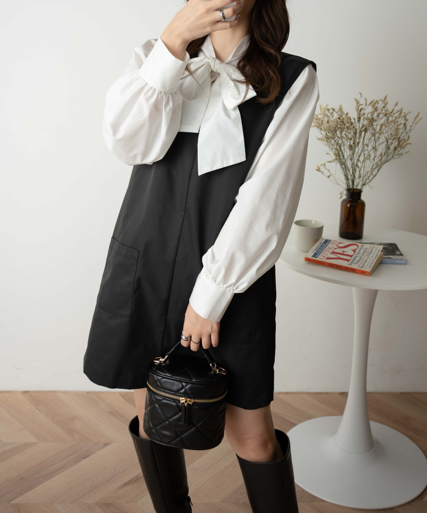 ベストミニワンピース 秋 冬[品番：WG010085934]｜WEGO【WOMEN