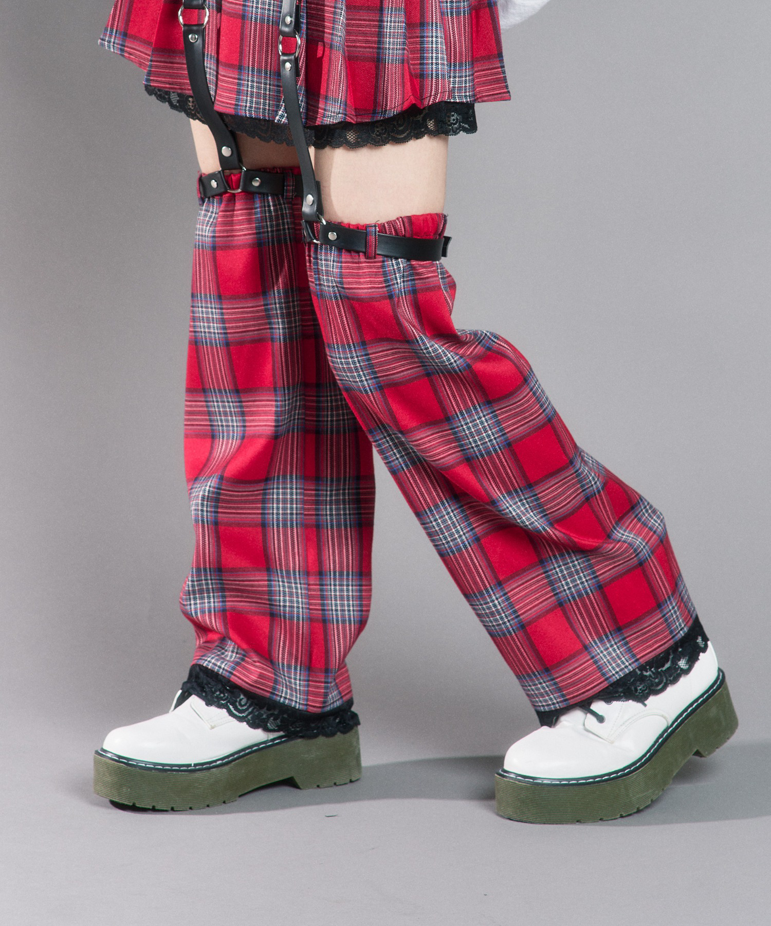 チェックロングレッグカバー サブカル  地雷[品番：WG010087011]｜WEGO【WOMEN】（ウィゴー）のレディースファッション通販｜SHOPLIST（ショップリスト）