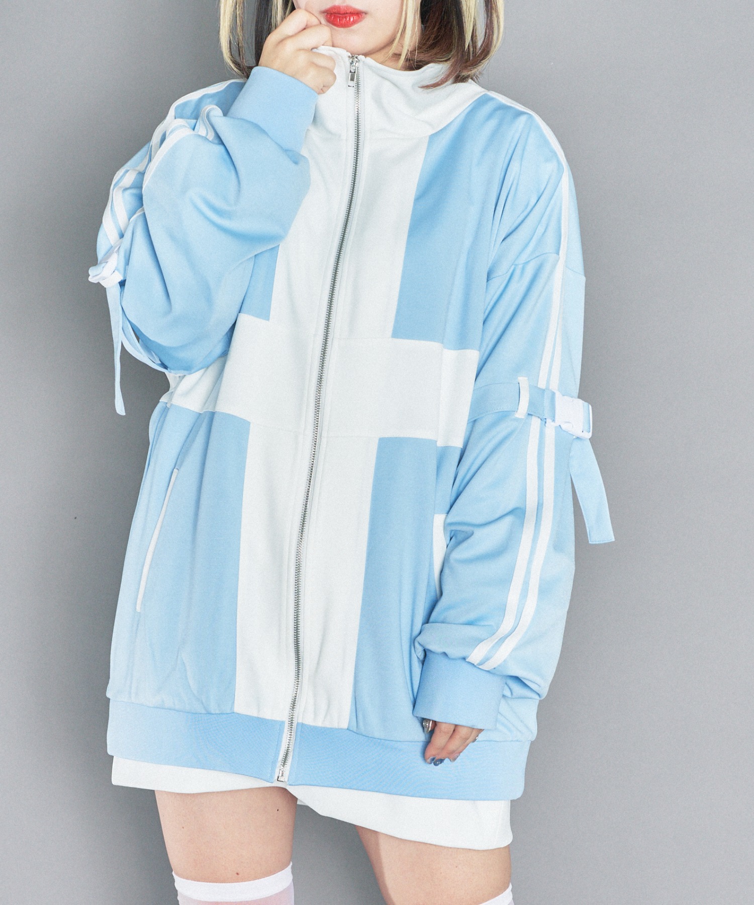 ベルト付きバイカラージャージ レディース  春[品番：WG010087488]｜WEGO【WOMEN】（ウィゴー）のレディースファッション通販｜SHOPLIST（ショップリスト）