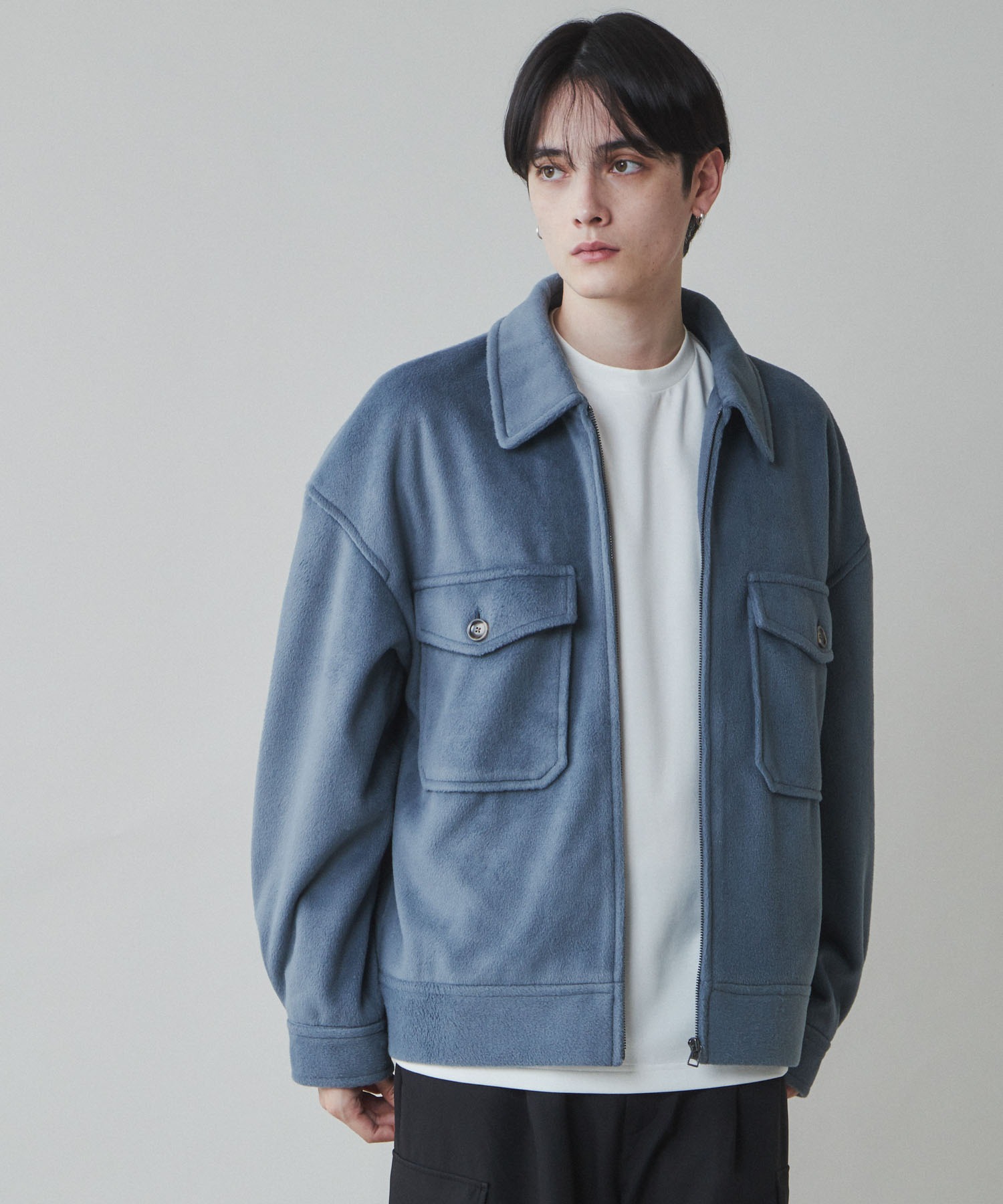 ニットメルトン ZIPブルゾン メンズ[品番：WG010088672]｜WEGO【MEN