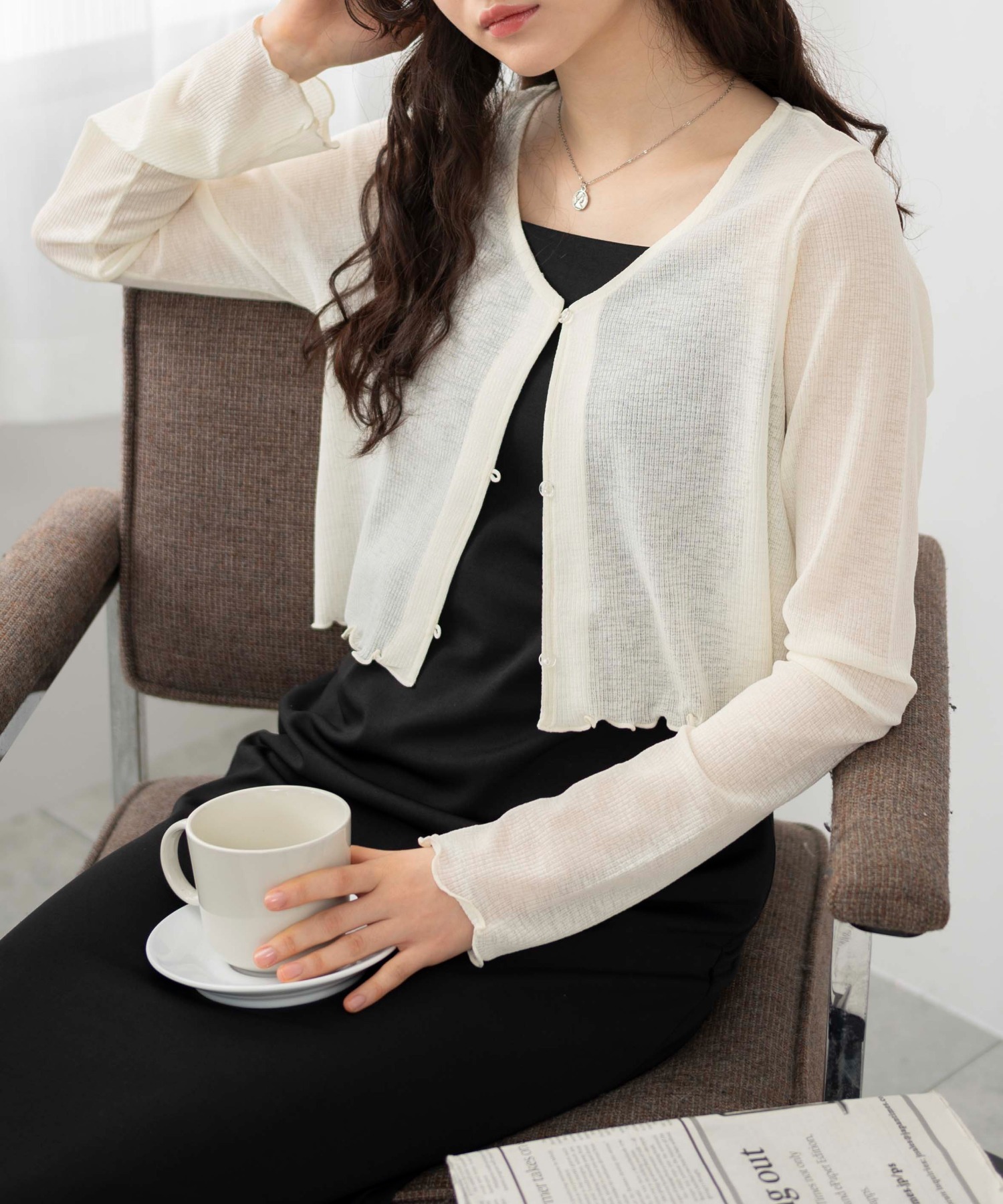 シアーカーディガン[品番：WG010090182]｜WEGO【WOMEN】（ウィゴー）の 