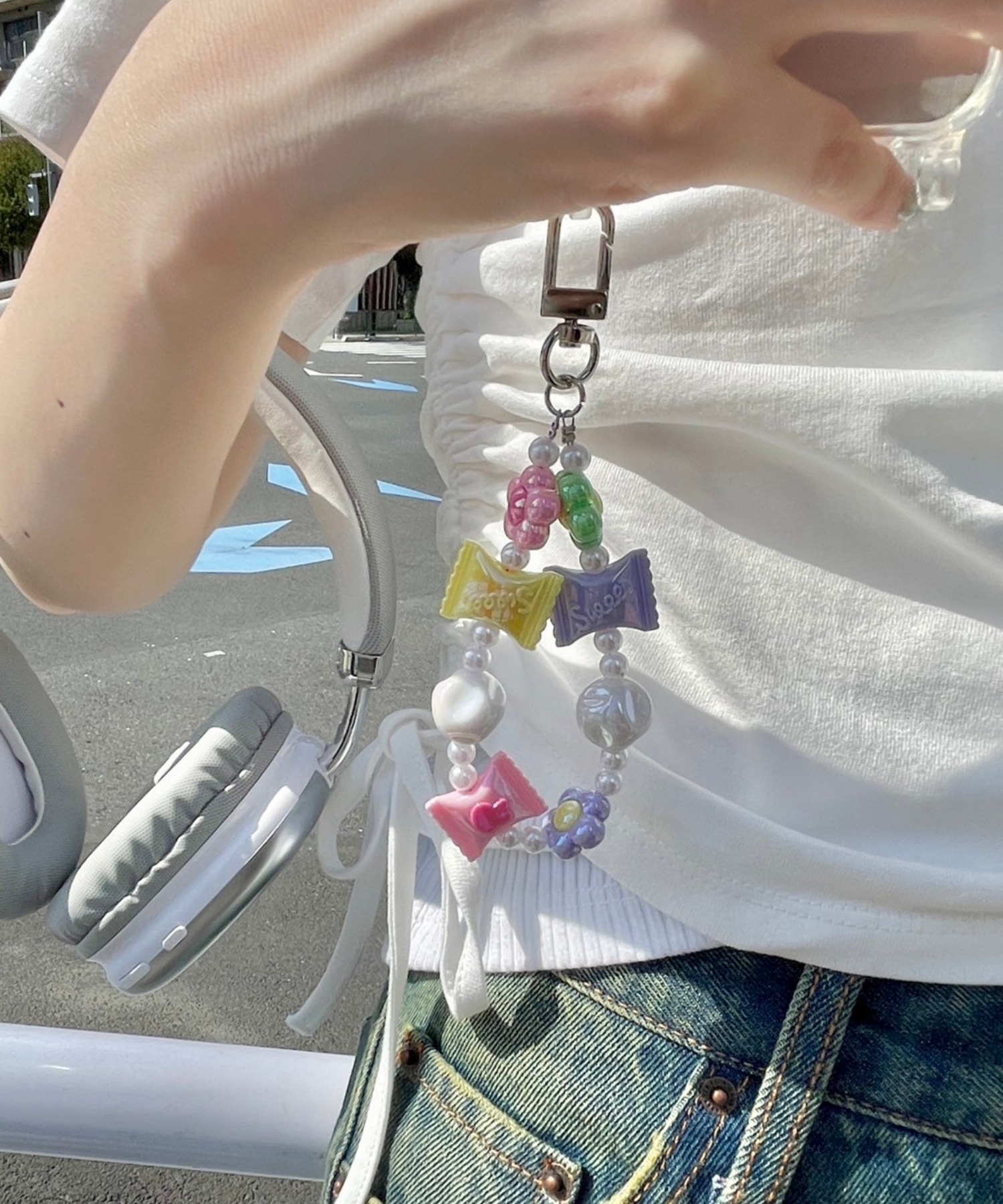 210405A】 redvelvet ビーズ キーホルダー オーダー 韓国