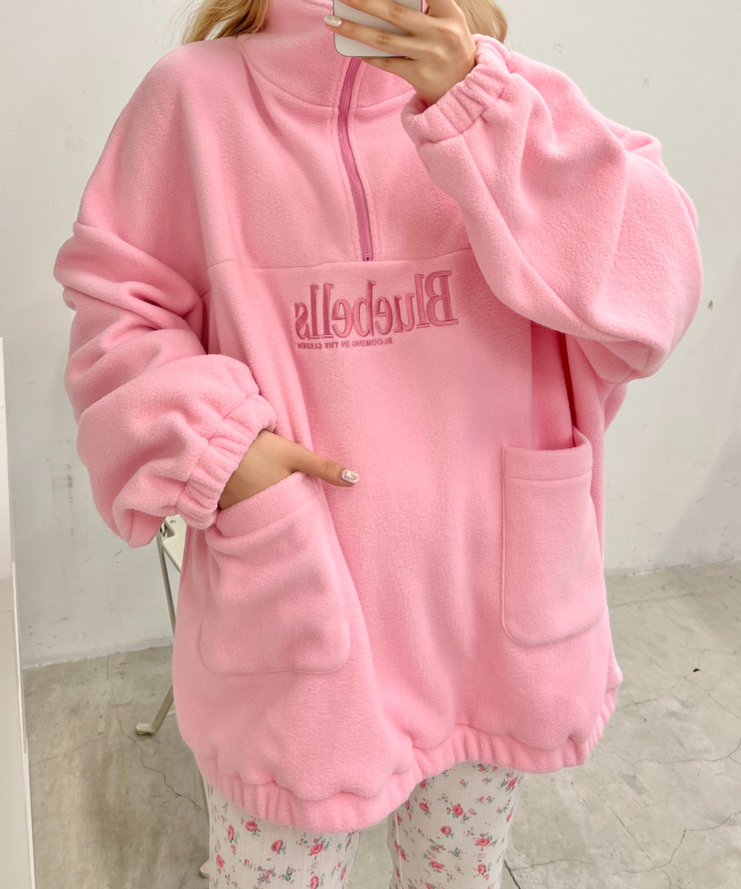 ハーフジップビッグフリース 韓国  韓国ファッション[品番：WG010086584]｜WEGO【WOMEN】（ウィゴー）のレディースファッション通販｜SHOPLIST（ショップリスト）