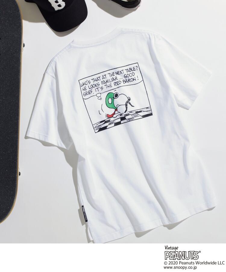 ピーナッツ Peanuts 別注 スヌーピー バックプリント 半袖 Tシャツ 品番 Wrdw Base Station ベースステーション のメンズファッション通販 Shoplist ショップリスト